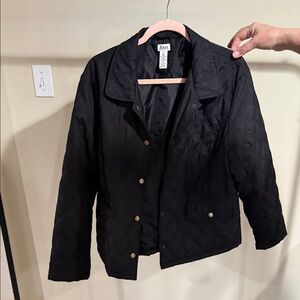 Bass Women's Black Quilted Utility Jacket